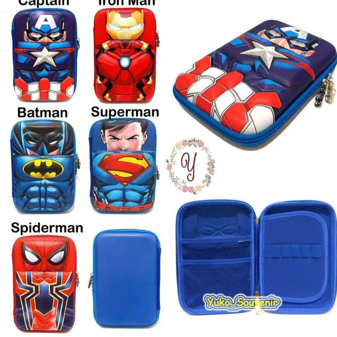 

Tempat Pensil Ala Smiggle Karakter Anak Laki LAki Cars Kapten Amerika