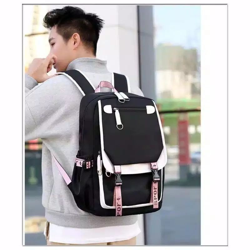 Tas Sekolah Ransel Backpack Cowok Cewek SMP SMA SD SMU Murah Kent Kent Codora Murmer Captai 8007