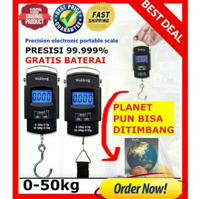 Timbangan 50 kg akurat digital Koper/barang berat