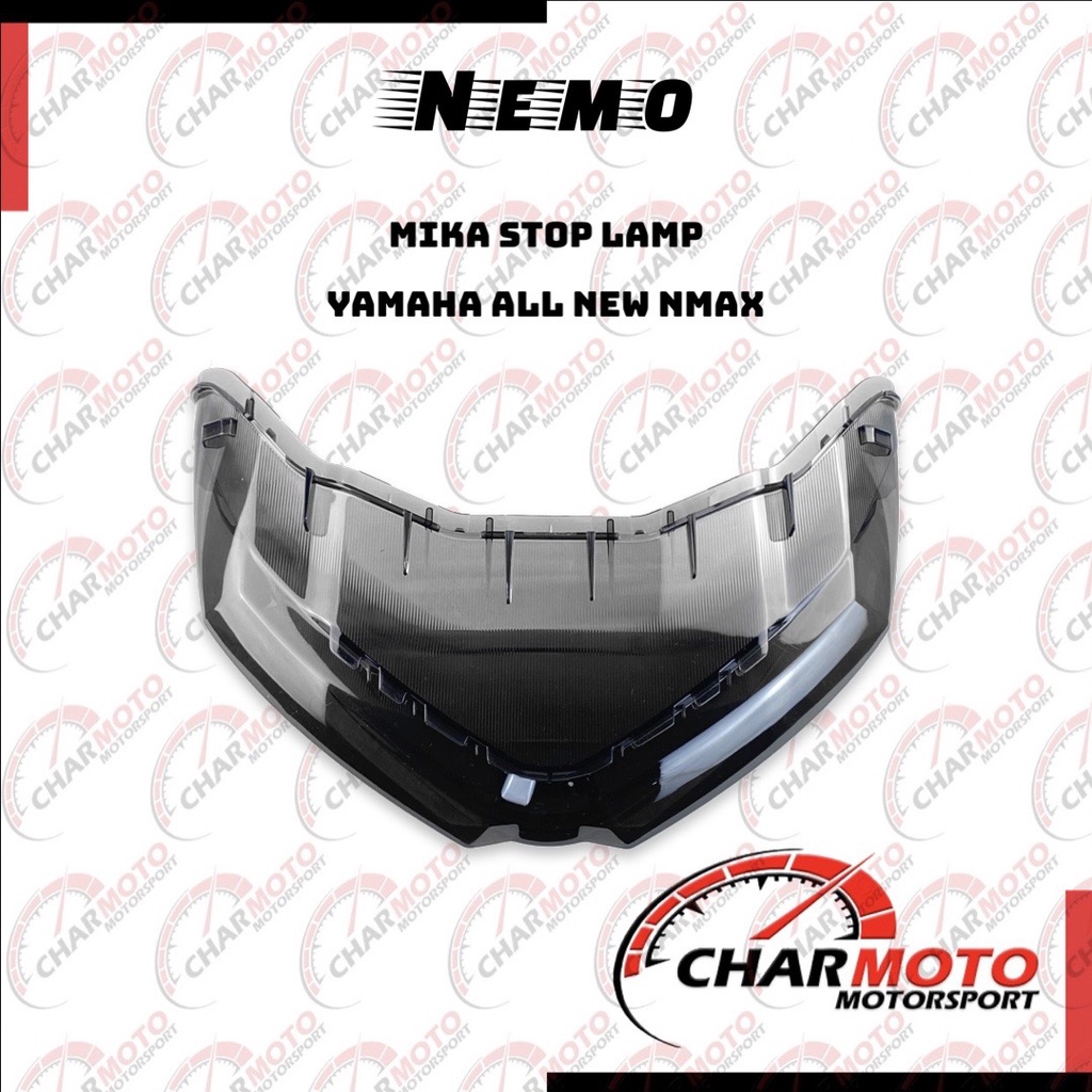 Mika Cover Stoplamp Yamaha All New Nmax 2020 Nemo PNP / Tutup Lampu Stop / Stop Lamp - Charmoto