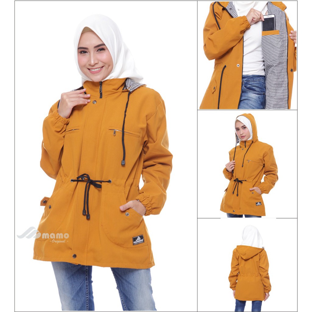 Jaket Parka Mustard Wanita Shopee Indonesia