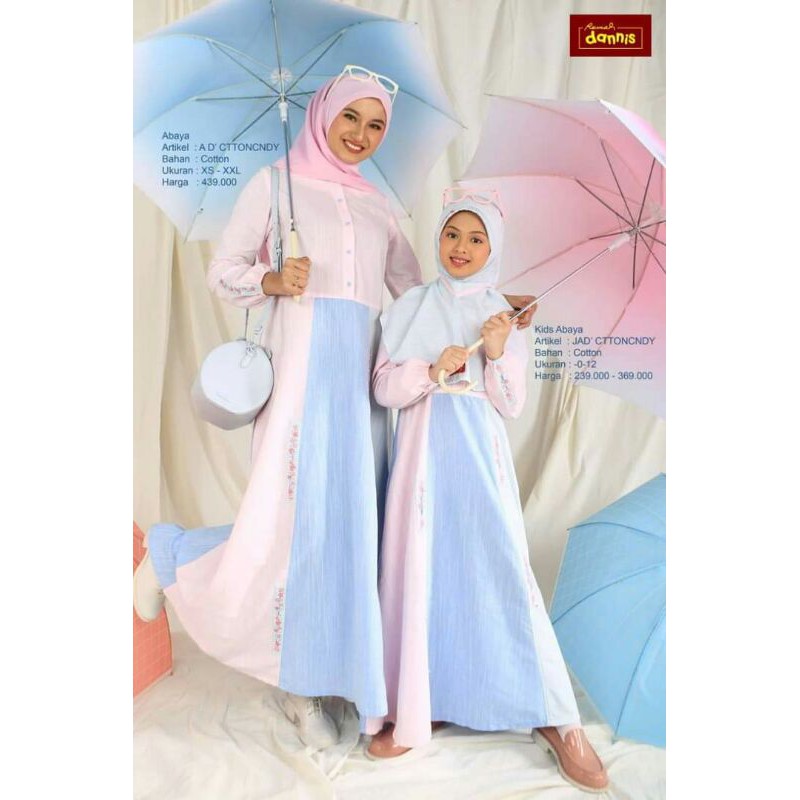 PROMO SARIMBIT ABAYA DANNIS TERBARU DCANDY COTTON SARIMBIT DANNIS DEWASA D'CANDY COTTON TERBARU
