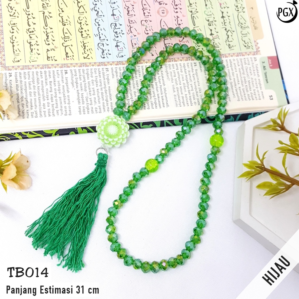 PGX Tasbih Mutiara / Kristal Mewah 99 Butir Fashion Muslim TB014