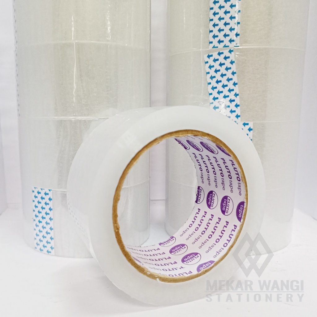 

Lakban Besar Isolasi Bening Pluto 2 inch 48mm 100 yard