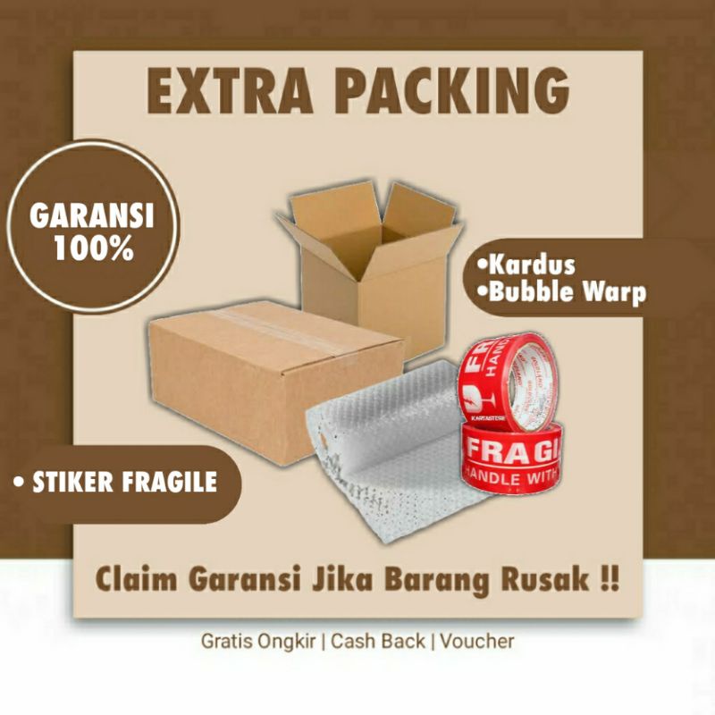 

Packing kardus bubble wrap mengurangi kerusakan resiko pengiriman produk