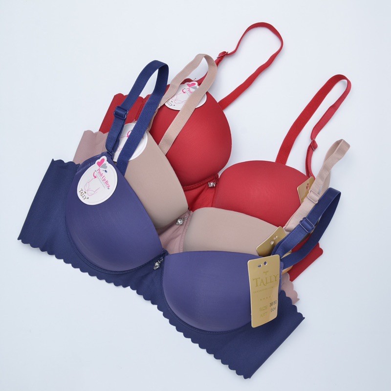 TALLY BRA BH 004 I CUP B | BUSA TEBAL I PUSH UP BRA | ADA KAWAT I SIZE 32 - 36