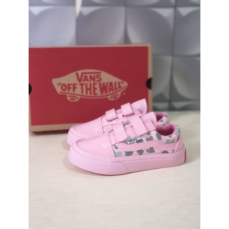 sepatu anak perempuan vans pink size 20-35