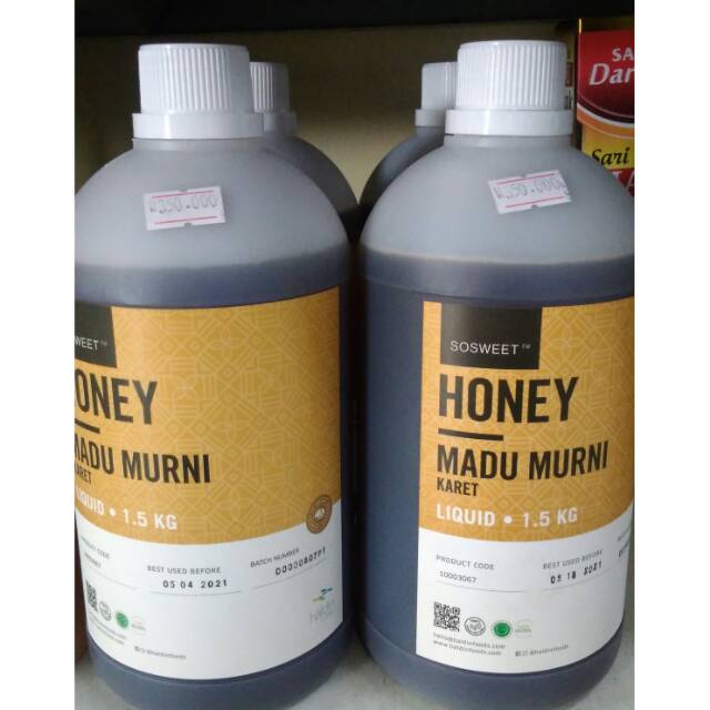 

Madu murni karet 1,5kg