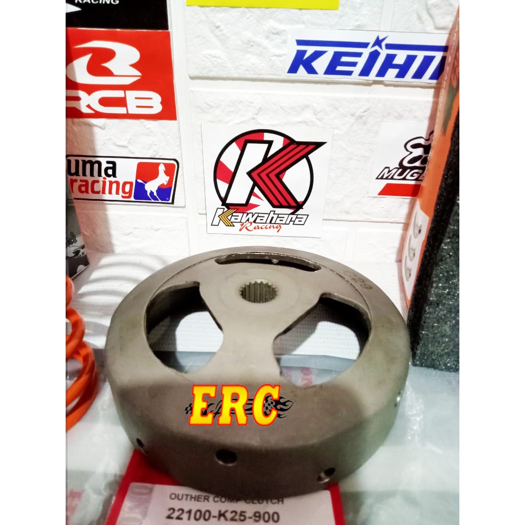 PAKET UPGRADE CVT BEAT FI ESP SCOOPY FI/ KARBU ORIGINAL MANGKOK + KAMPAS + PER CVT