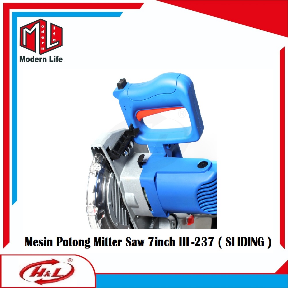 HL Mesin Potong Aluminium 7inch HL-237 / Miter Saw 7&quot; HL 237 Sliding