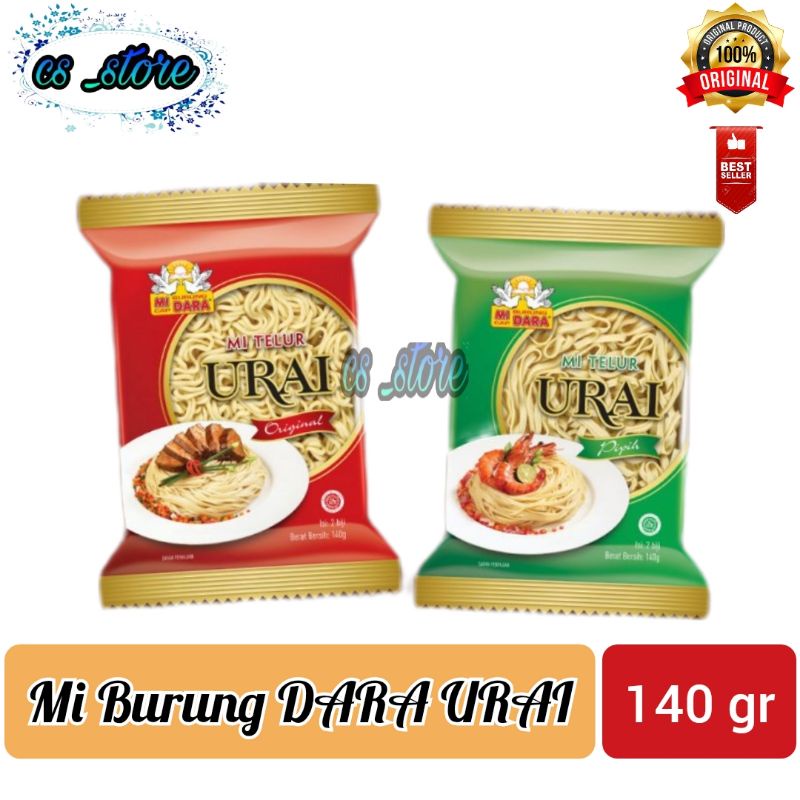 

Mie Telur URAI Burung Dara 140 gr | Mi Urai