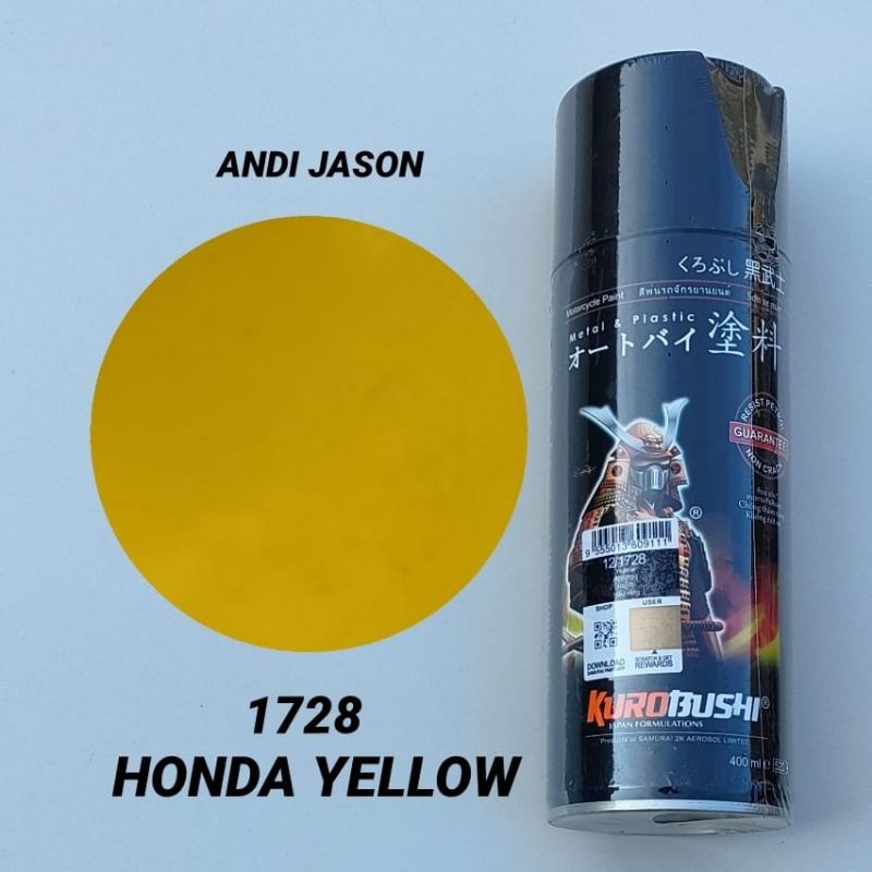 CAT SEMPROT SAMURAI PAINT 400CC NO 1728 YELLOW