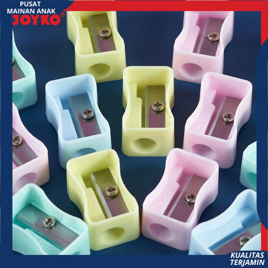 Serutan Sharpener Rautan Joyko SP-362PTL Pastel Color Best Quality