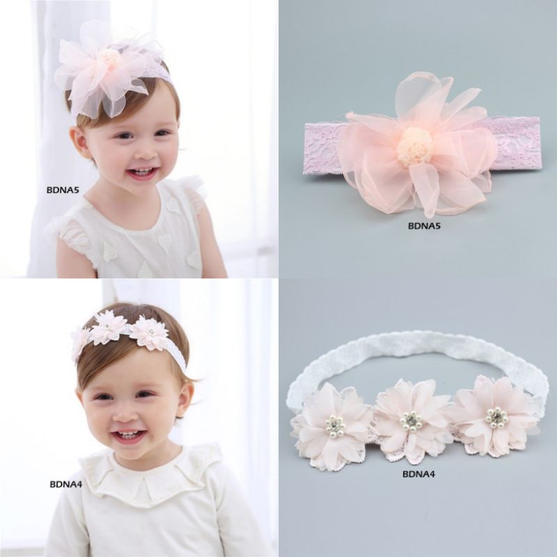 Headband set bayi/ pita rambut bayi/ hiasan kepala bayi/ headband baby