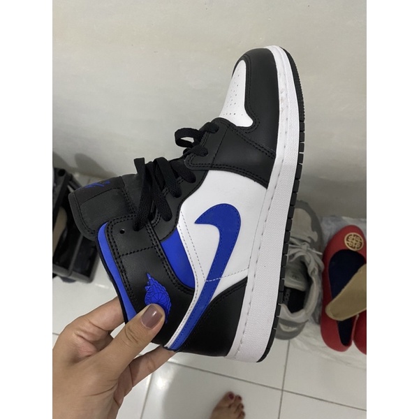 nike air jordan 1 mid gs racer blue