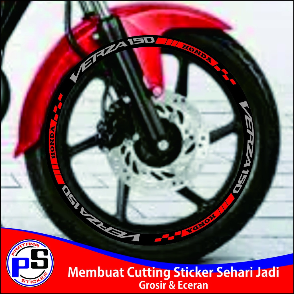 sticker velg motor verza