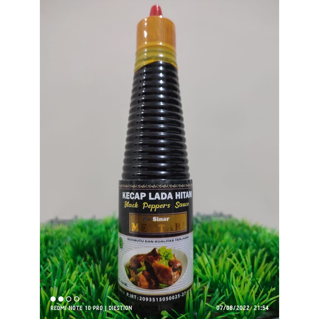 Kecap Lada Hitam Cap Sinar Mentari 150mL [Halal]