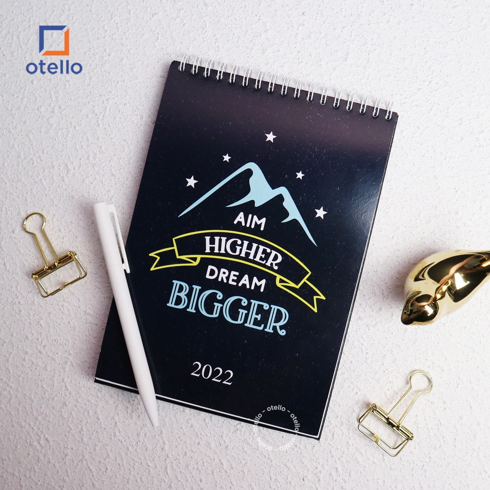 Kalender Meja 2022 Kalender Goals Keren Banget TERMURAH! Desk Calendar Minimalist Quotes Motivasi