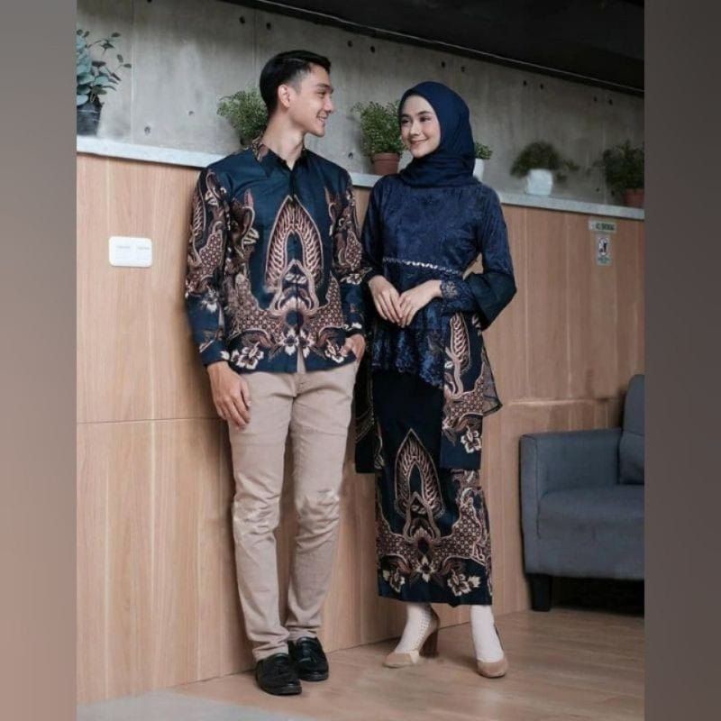 Maura Couple - Sania Ruffle Batik Couple Ori Ndoro Jowi DNT Garansi Termurah Shopee -COUPLE MAYRA