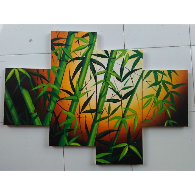 Lukisan Feng Shui Bambu