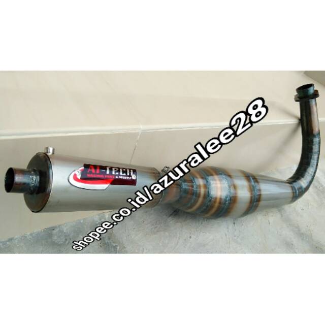 Knalpot RX KING Kolong kupang Aitech Plat karat