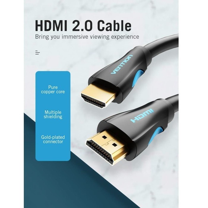 Vention Kabel HDMI v.2.0/b Ultra HD 4K - M02 [1M - M02]