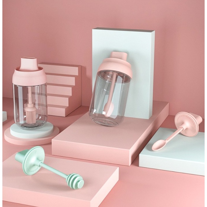 Botol kaca Bumbu estetik - Tempat Bumbu Dapur Estetik - Wadah Bumbu Cantik