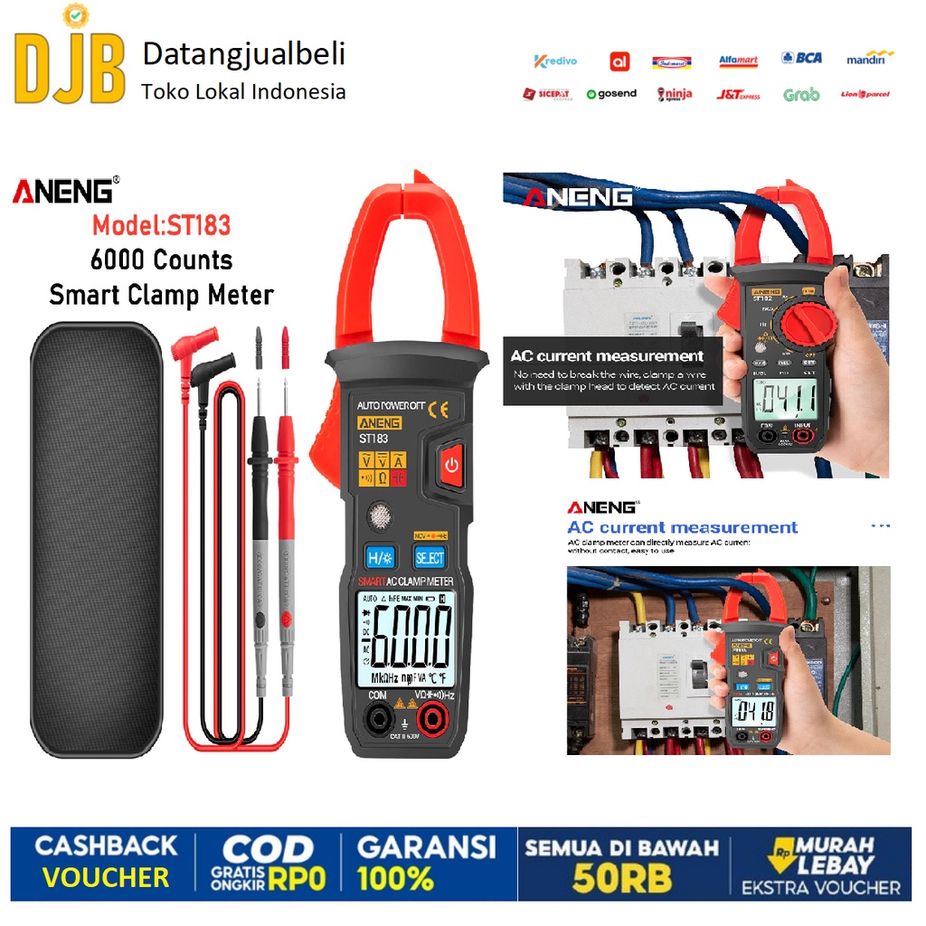 ANENG Digital Multimeter Voltage Tester Clamp - ST183