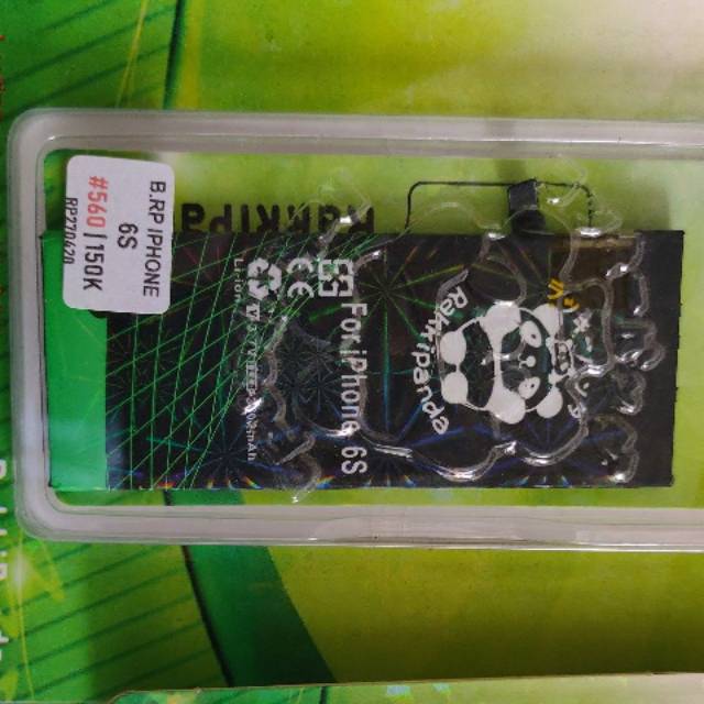 Baterai iphone 6s batre iphone 6s batery iphone 6s dobel ic merk rakipanda dobel power