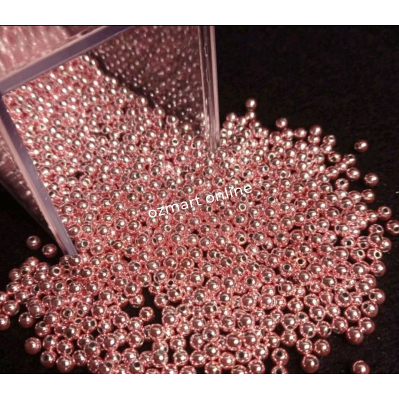 10 gram mote mutiara jepang rose gold pearl