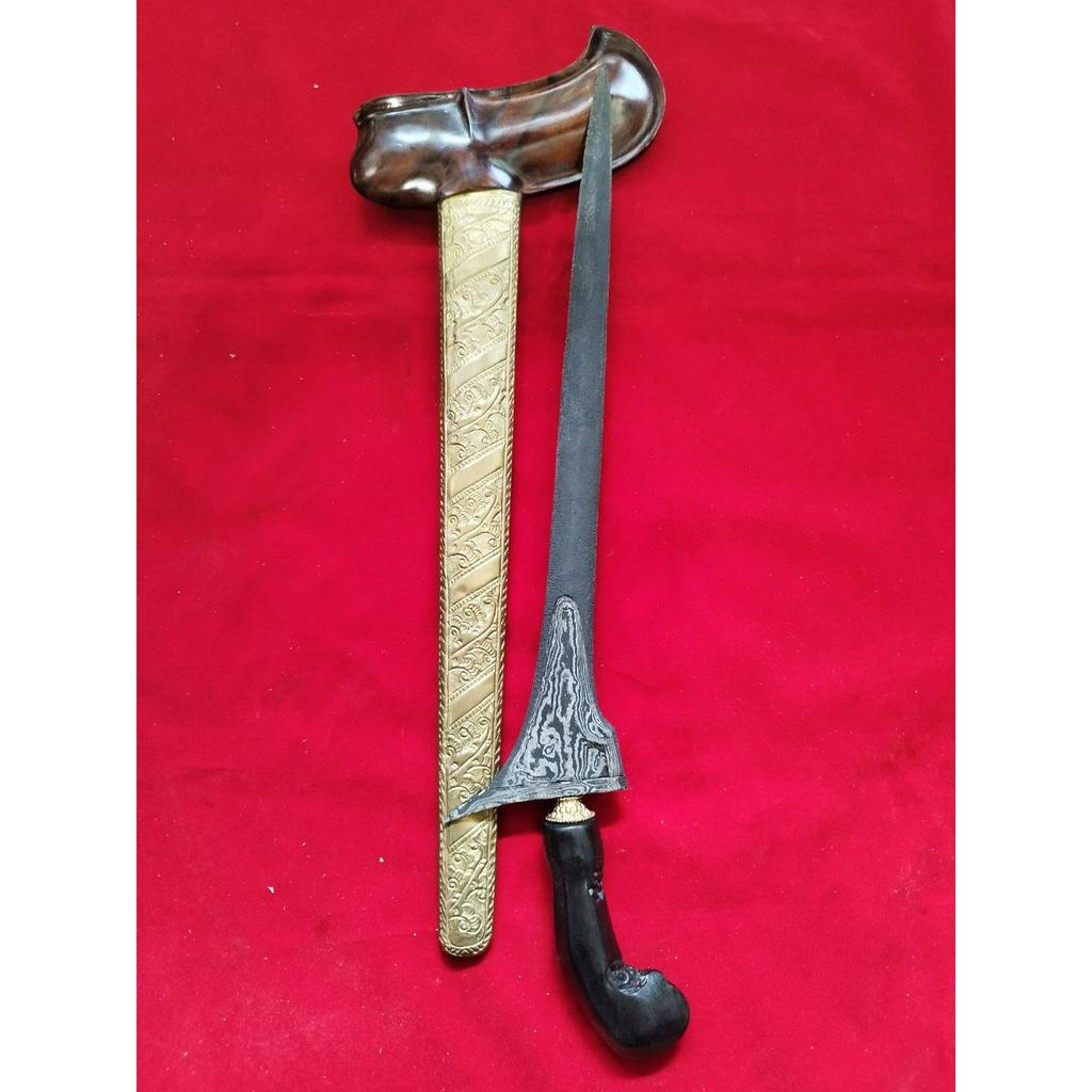 Keris Kamardikan Lurus Tilam Sari pamor Tunggak Semi