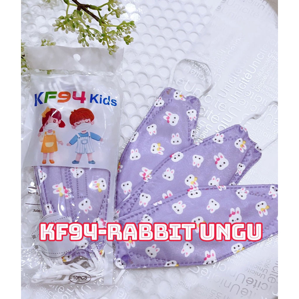 MASKER KF94 ANAK MOTIF KARAKTER ANAK ISI 10/PACK