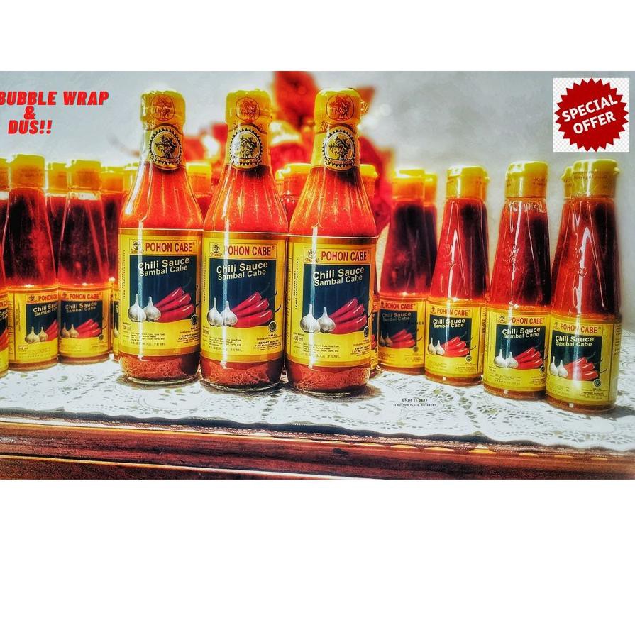 

TERBAIK !!! Sambal pohon cabe 500ml & 330 ml,