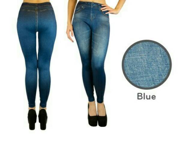 Legging Pelangsing Slim N Lift Caresse Jeans Skinny Seamless Burn Fat