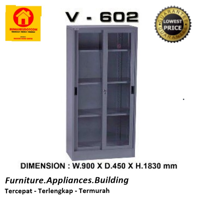 Lemari Arsip - Lemari Besi - Lemari Filing - VIP 602 Series - VIP