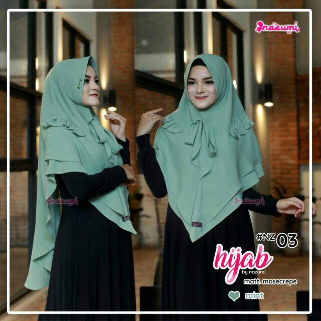 Paket Hemat Reseller NZ 03 Hijab Nazumi/ Khimar Nazumi/ Jilbab Nazumi/ Kerudung / Nazumi Terbaru Ori