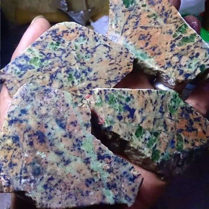 BAHAN ROUGH BATU AKIK  BADAR BESI SUNGAI DAREH LORENG NATURAL STONE NEMPEL MAGNET