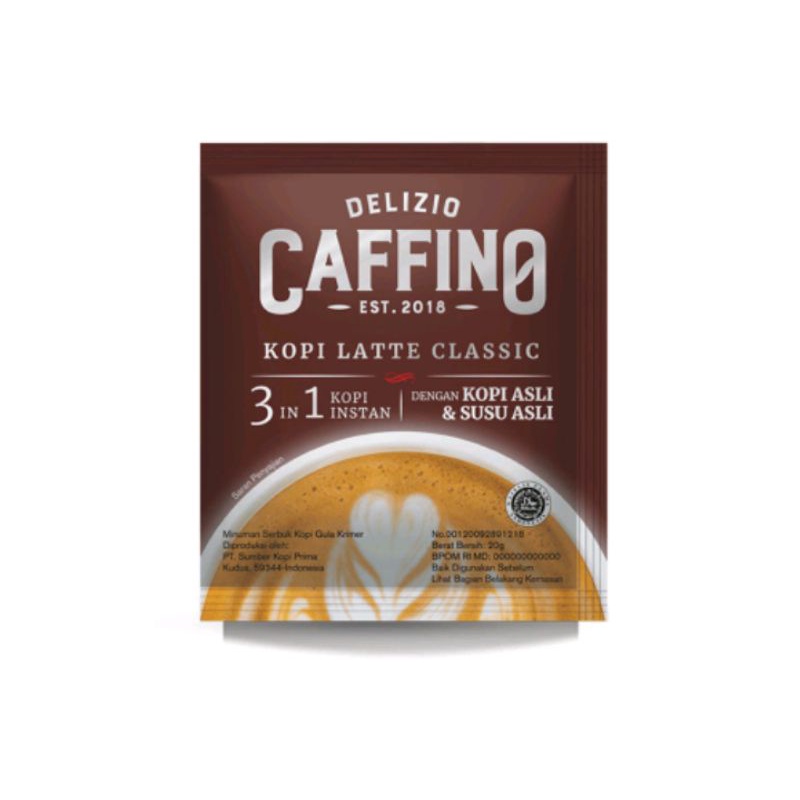 Caffino Kopi Latte 10 x 20gr