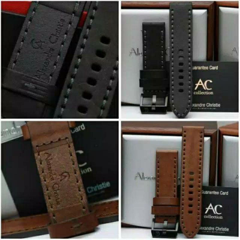 TALI JAM TANGAN ALEXANDRE CHRISTIE KULIT ASLI Tali jam kulit AC