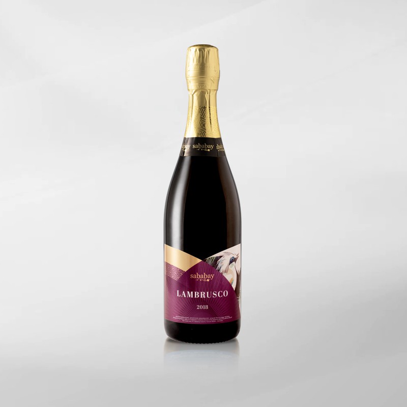 Sababay Lambrusco 750 Ml Sweet Wine ( Original &amp; Resmi By Vinyard )