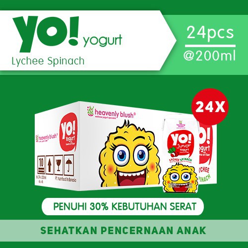 

Heavenly Blush YO! Lychee Spinach [24 x 200 ML]