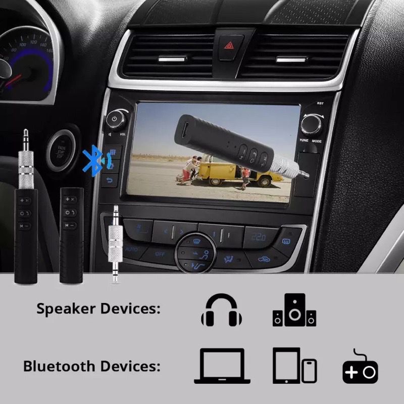 Car Bluetooth Wireless Receiver Black BT 450 / BT 801 Bluetooth Car Kit AUX mobil speaker