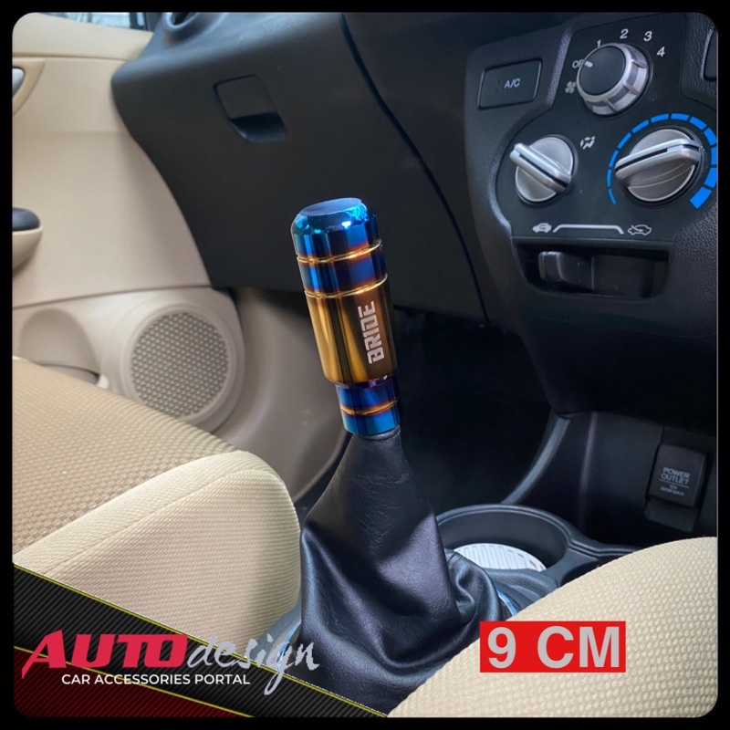 BRIDE Gear Shift Knob Mobil Burn Tip Blue Thai Look Universal