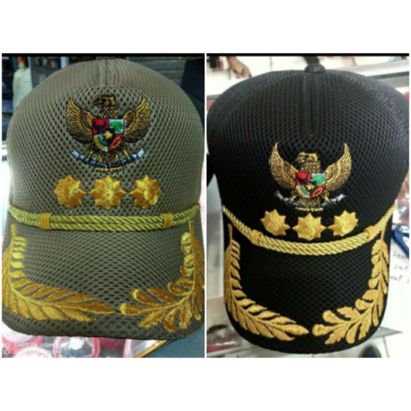 Topi Bupati sulam benang emas