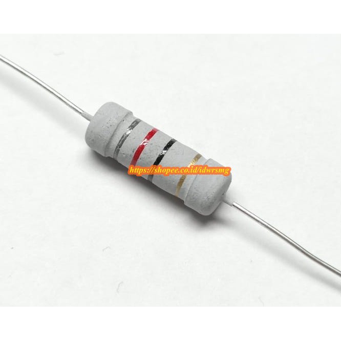 R resistor 2w 2Watt 82R 82 Ohm 82 R 82ohm 2 watt toleransi 5% 82r