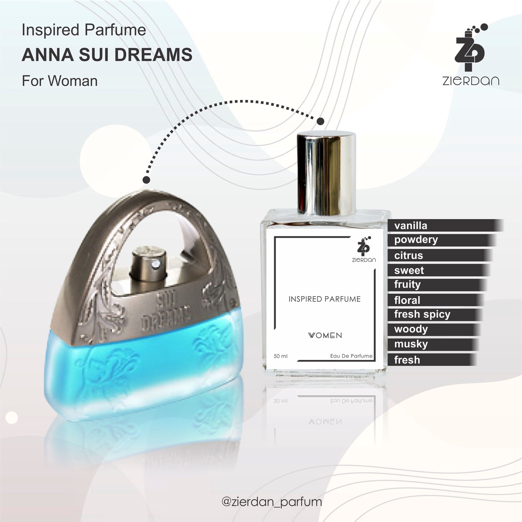 Zierdan Inspired Parfum Anna Sui Dreams Parfume Farfum Minyak Wangi Tahan Lama Wanita Cewek