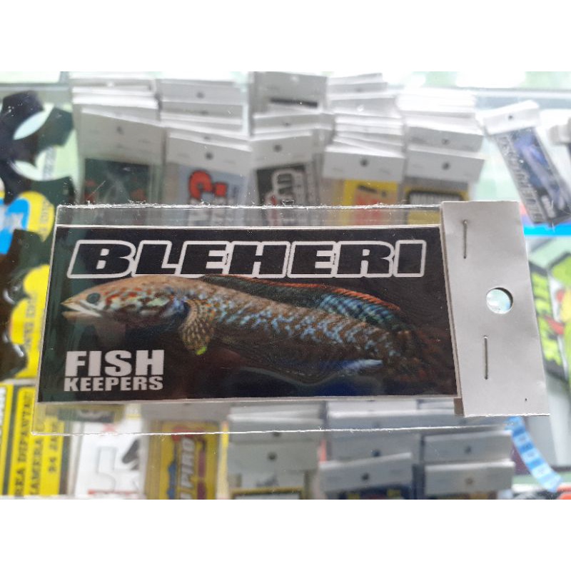 Stiker bleheri,Sticker iwak galak stiker iwak galak  sticker aquarium stiker aquarium sticker predat