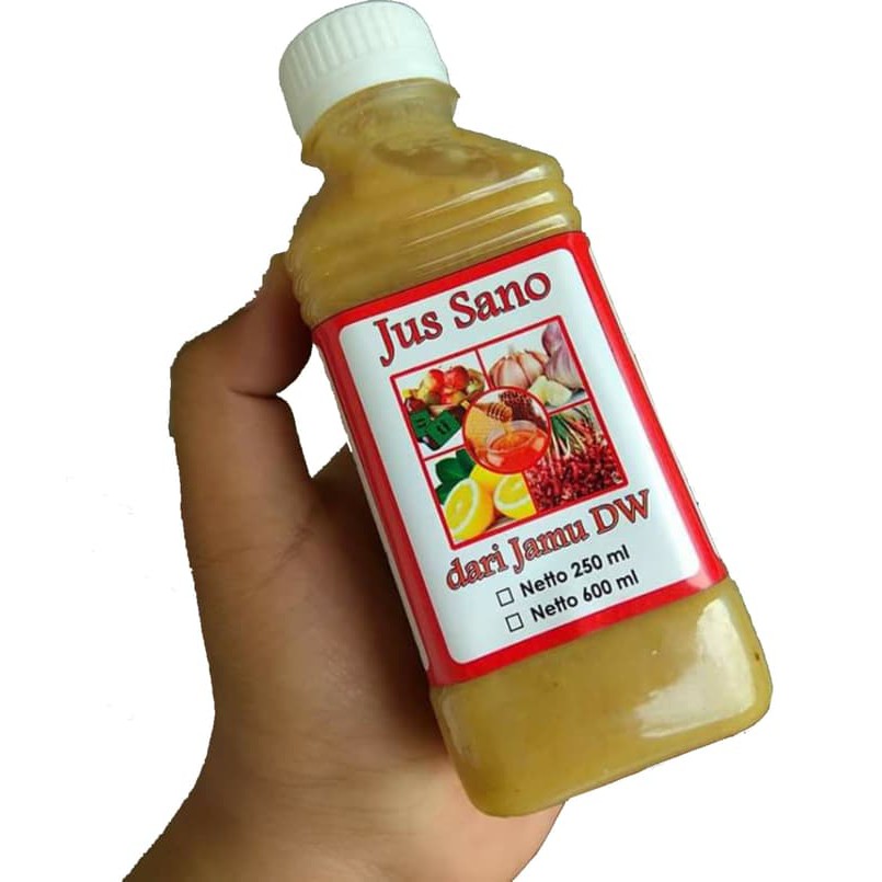 

Jamu bawang putih madu + cuka apel + lemon + jahe merah Jus Sano 250ml - ju854