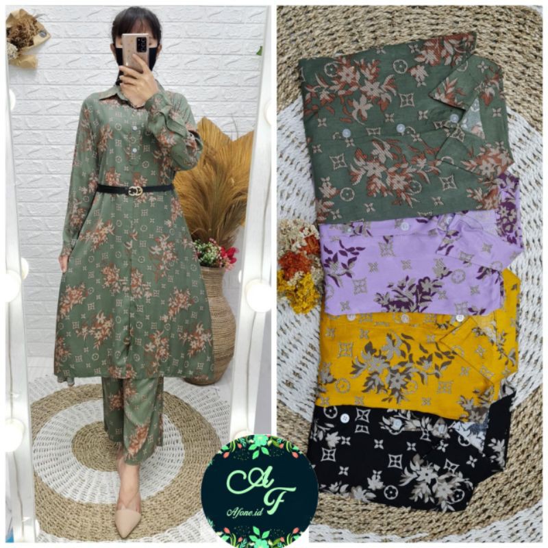 Jumbo ONE SET LD120 LONG TUNIK ETNIK