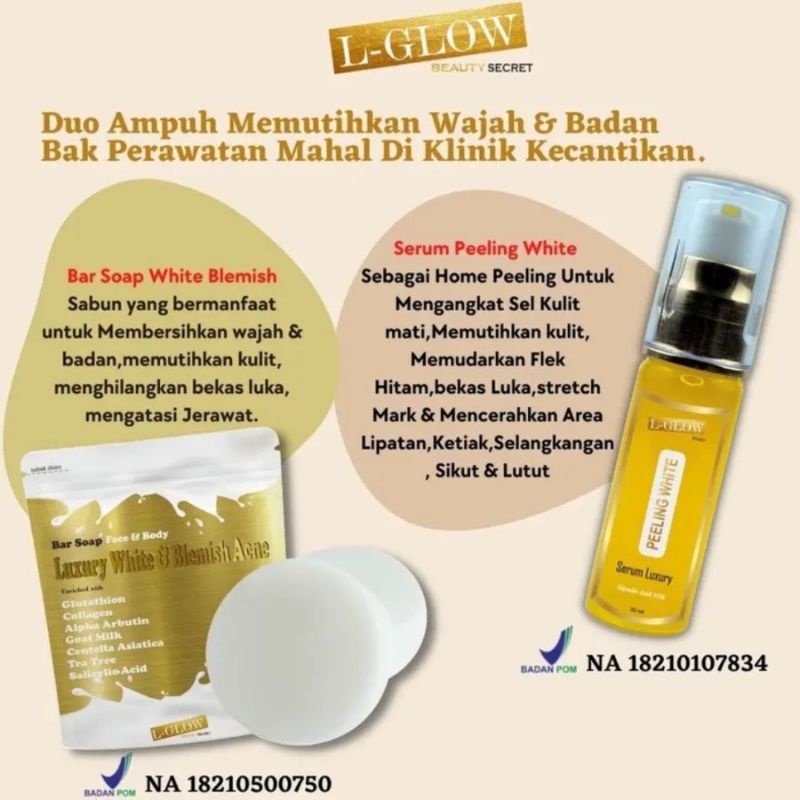 Sabun dan Peeling L Glow